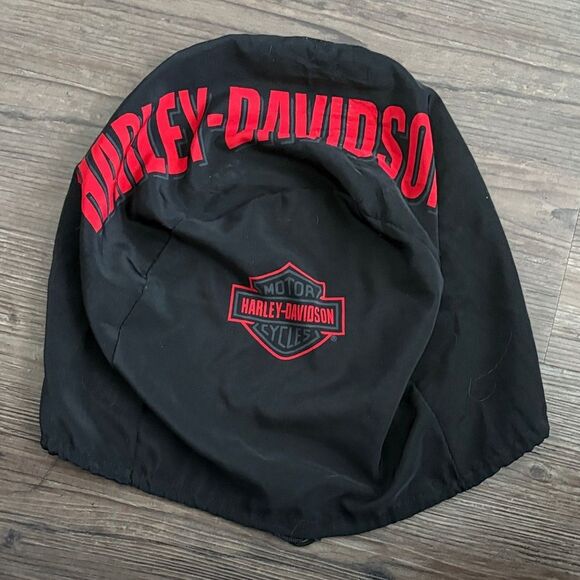 Harley-Davidson Other - HARLEY DAVIDSON BLACK RED DUST COVER DRAWSTRING BAG